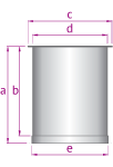 stainless steel cans with lids diagram