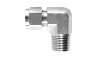 Stainless Steel Double Compression Imperial Male Elbow Fitting Exporter