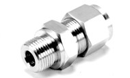 Stainless Steel Double Compression Male Connector ISO Tapered Thread Fitting Exporter