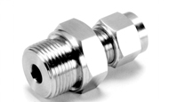 Stainless Steel Double Compression Male Connector O Seal Male Unf Thread Fitting Exporter