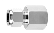 Stainless Steel Double Compression Metric Female Connector Fitting Exporter